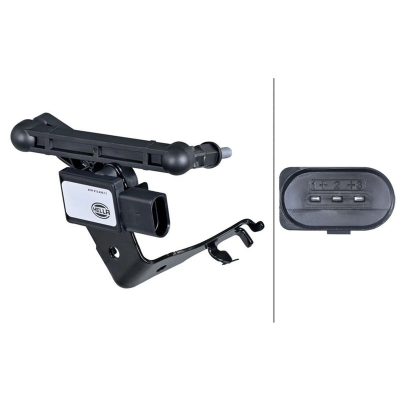 Hella Headlight Levelling Sensor Right Front Connectors V 6PM 012 699-711