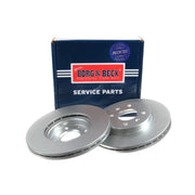 Borg & Beck 2 x Vented Front Brake Discs BBD5239