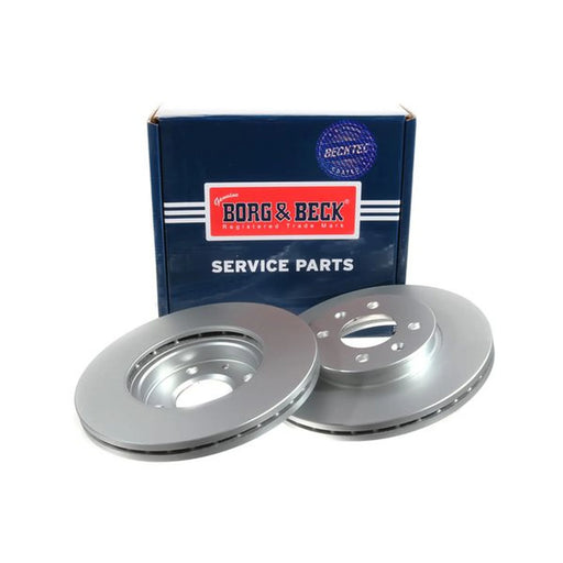 Borg & Beck 2 x Vented Front Brake Discs BBD5239