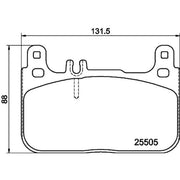 Mintex Front Brake Pad Set MDB3725
