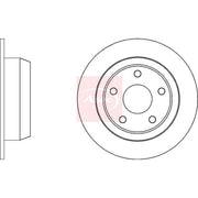 Apec 2 x Solid Rear Brake Discs DSK4189