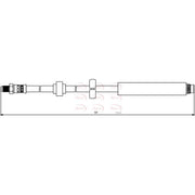 Apec Brake Hydraulic Hose Line Front HOS3848