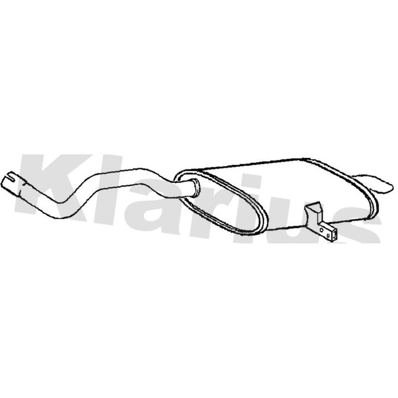 Klarius Box With Tail Pipe Rear RN842M