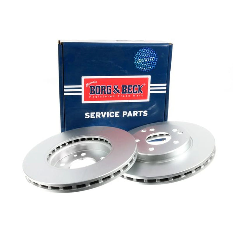 Borg & Beck 2 x Vented Front Brake Discs BBD4470