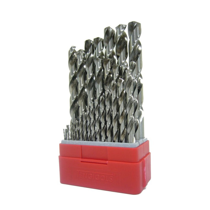 Teng Tools Drill Bit Set 1.0-13.0mm 34 Pieces