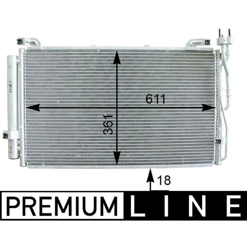 Mahle Air Conditioning Condenser AC 392 000P