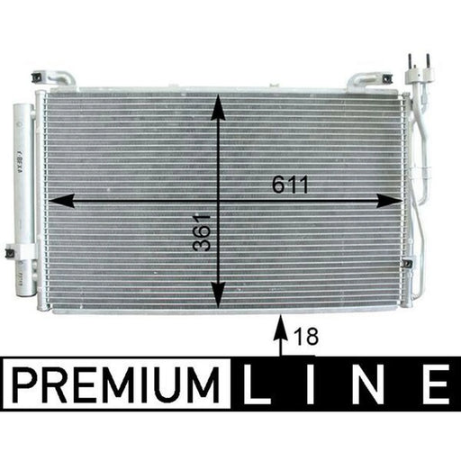 Mahle Air Conditioning Condenser AC 392 000P