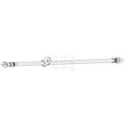 Apec Brake Hydraulic Hose Line Front Left HOS4500