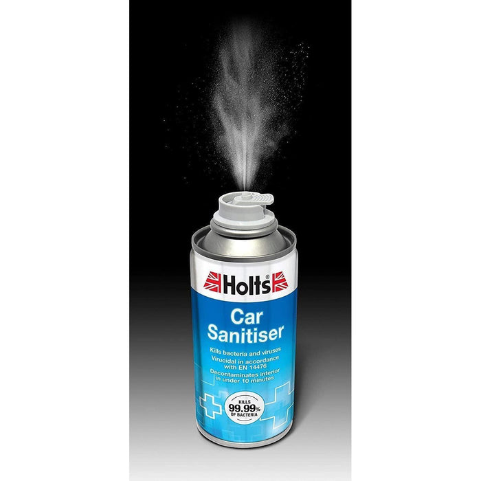 2x Holts Car Sanitiser Cleaner Air Con Bomb Fresh Purifier Kills Viruses 150ml Holts  - Town Parts