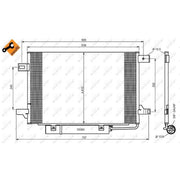 NRF Air Conditioning Condenser 35758