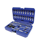 Faithfull 1/4in Drive Socket Set, 46 Piece - FAISOC1446MN