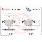 Brembo 4 x Front Brake Pad Set P06046