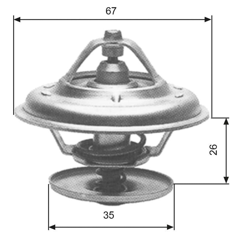 Gates Thermostat,Coolant TH11680G1