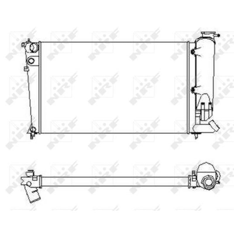 NRF Engine Radiator 58922