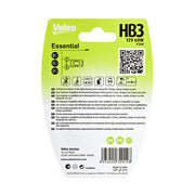Valeo HB3 Bulb Blister Essential 032012 032012