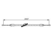 Bosch Handbrake Cable Front 1 987 482 759