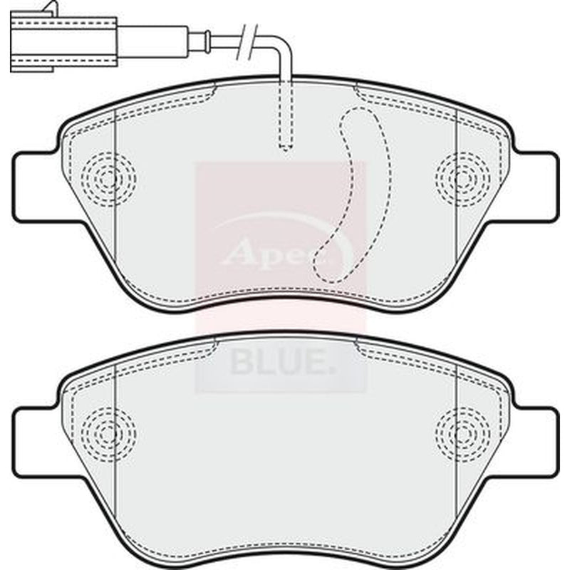 Apec Front Brake Pad Set PD3063