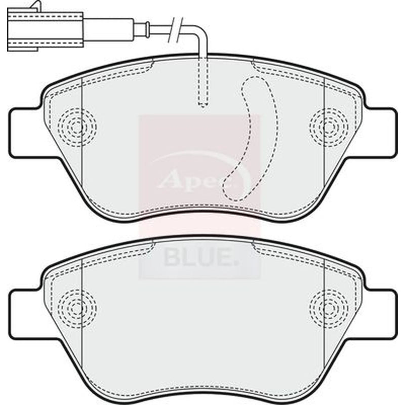 Apec Front Brake Pad Set PD3063