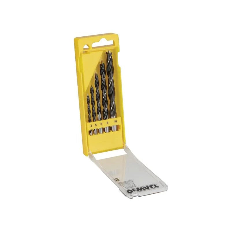 DEWALT Power Tools Brad Point Drill Bit Set, 5 Piece - DT4535-QZ