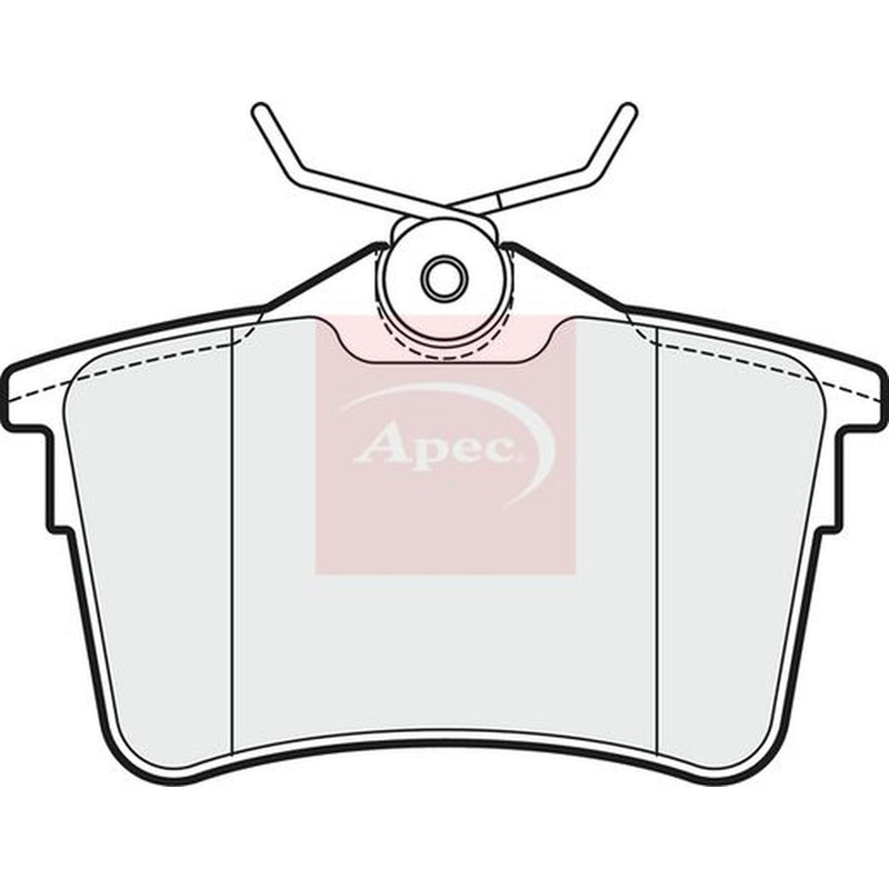 Apec Rear Brake Pad Set PAD1659