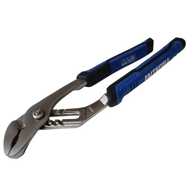 Faithfull Soft Grip Water Pump Pliers 250-300mm