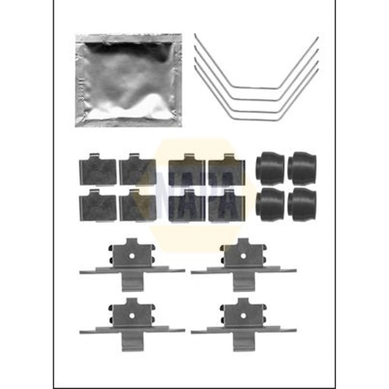 NAPA Brake Pad Accessory Fitting Kit Front NFK1157