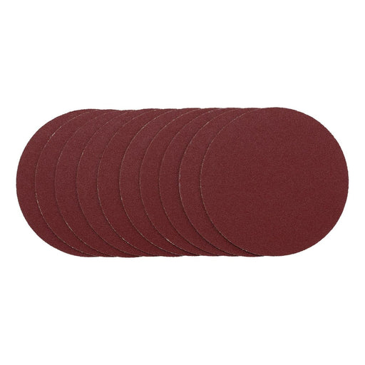 Draper Sanding Discs, 125mm, Hook & Loop, 120G (Pack of 10) 02695 Draper  - Town Parts