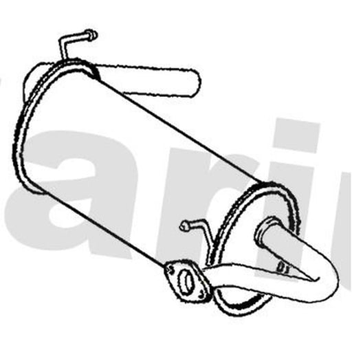 Klarius Box With Tail Pipe Rear SZ180K