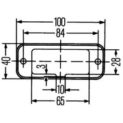 Hella Marker Lamp Left 2PF 961 167-021