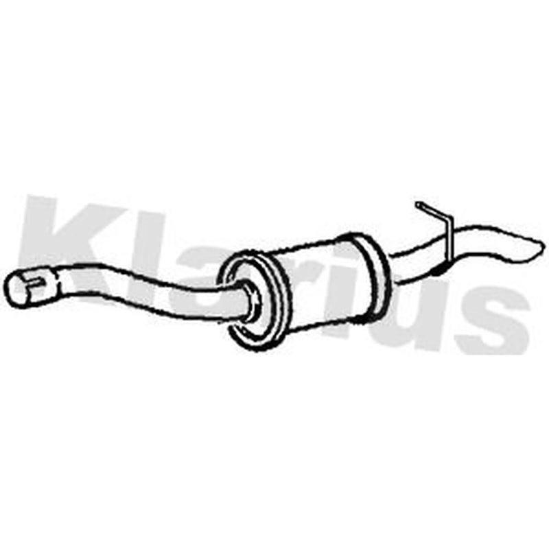 Klarius Box With Tail Pipe Rear FE931P