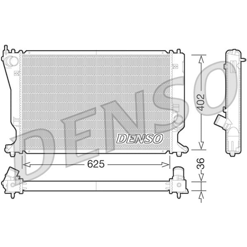 Denso Engine Radiator DRM50073