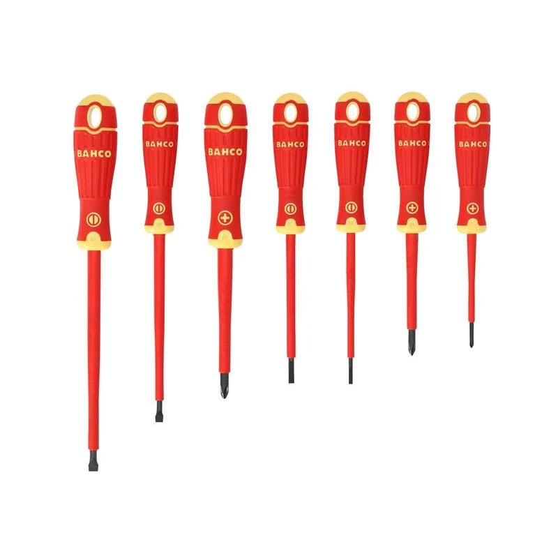 Bahco B220.007 BAHCOFIT Insulated Screwdriver Set, 7 Piece - B220.007