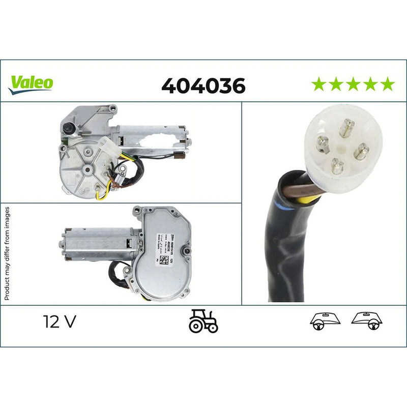 Valeo Front/Rear Wiper Motor 404036