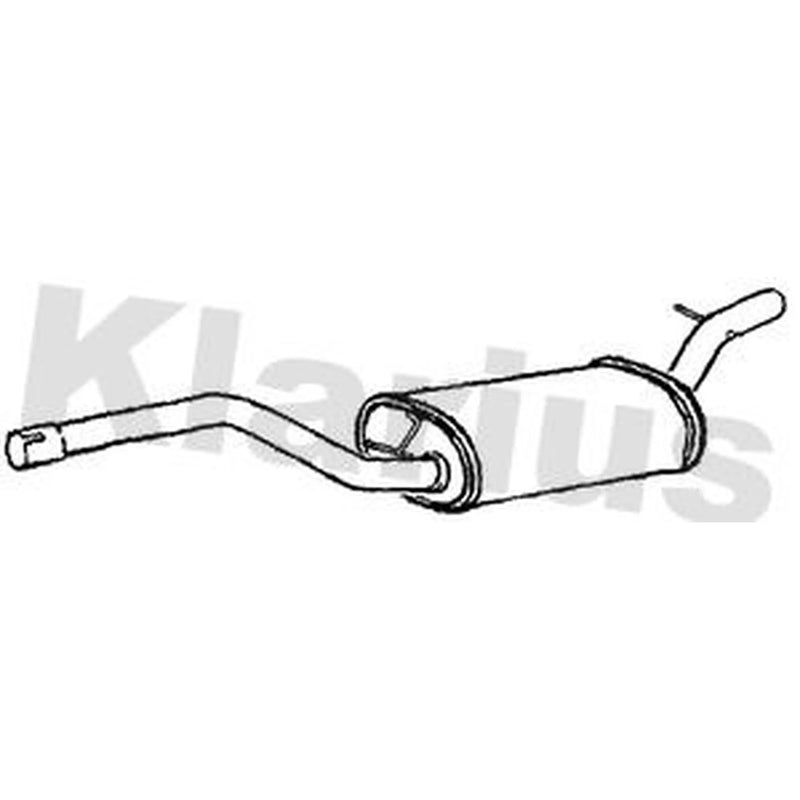 Klarius Box With Centre Pipe Centre FE911V