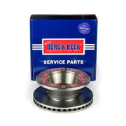 Borg & Beck 2 x Solid Rear Brake Discs BBD6015S