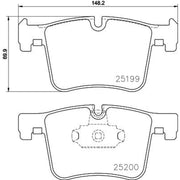 Mintex Front Brake Pad Set MDB3153