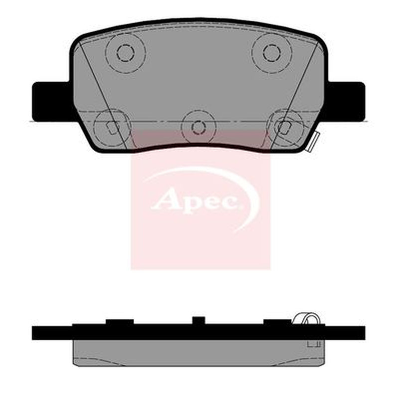 Apec Rear Brake Pad Set PAD2408