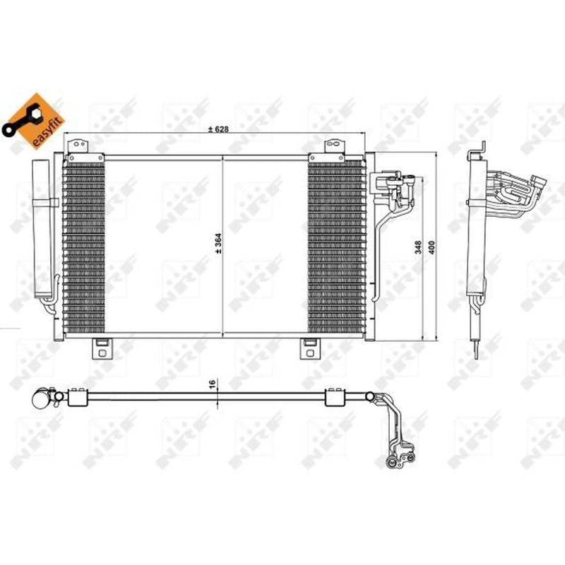 NRF Air Conditioning Condenser 350229