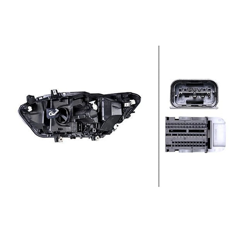 Hella Headlight Headlamp LED Right 1LX 011 929-941