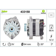 Valeo Car Alternator 12V 433150