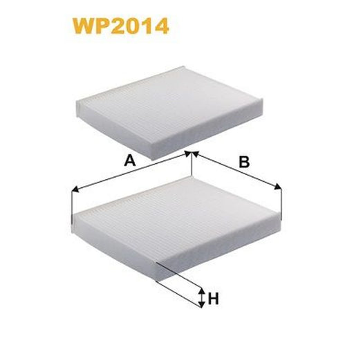 WIX Cabin Air Filter (Pollen Filter) WP2014