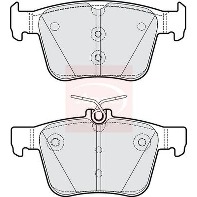 Apec Rear Brake Pad Set PAD2178