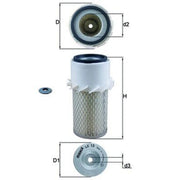 Mahle Engine Air Filter LX 13