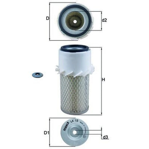 Mahle Engine Air Filter LX 13