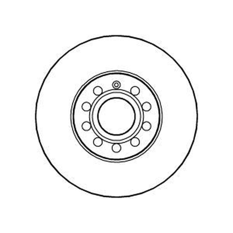 Abtex 2 x Vented Front Brake Discs BD1086V