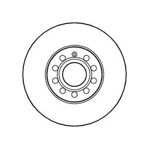 Abtex 2 x Vented Front Brake Discs BD1086V