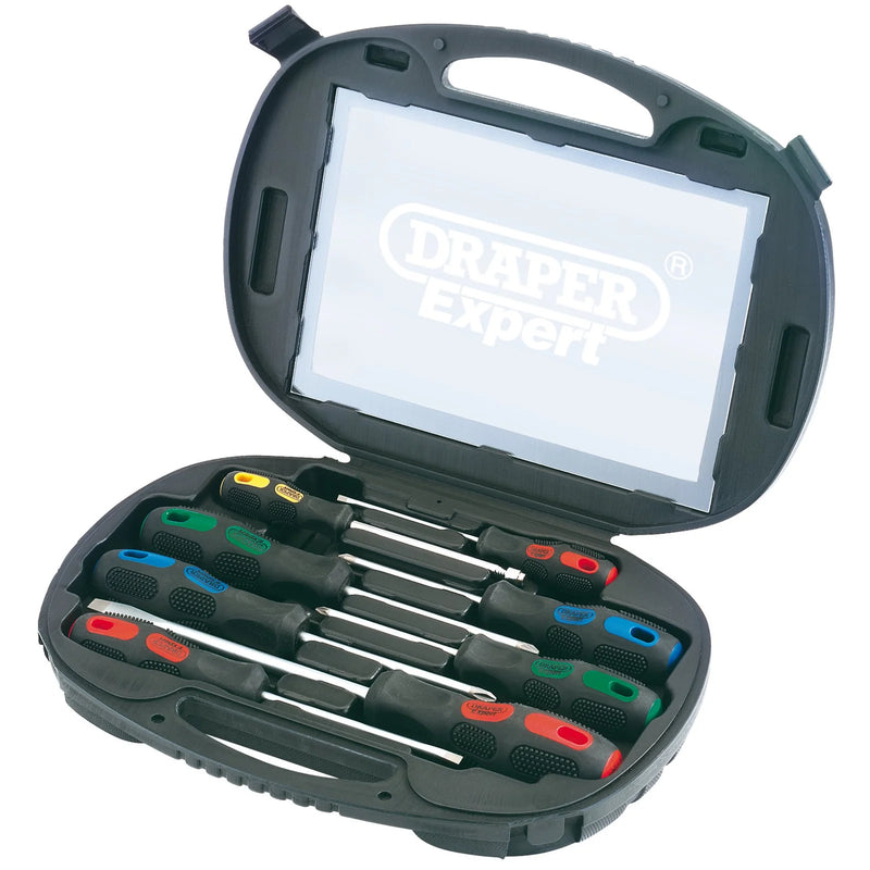 Draper Expert Screwdriver Set 8 Piece with Case