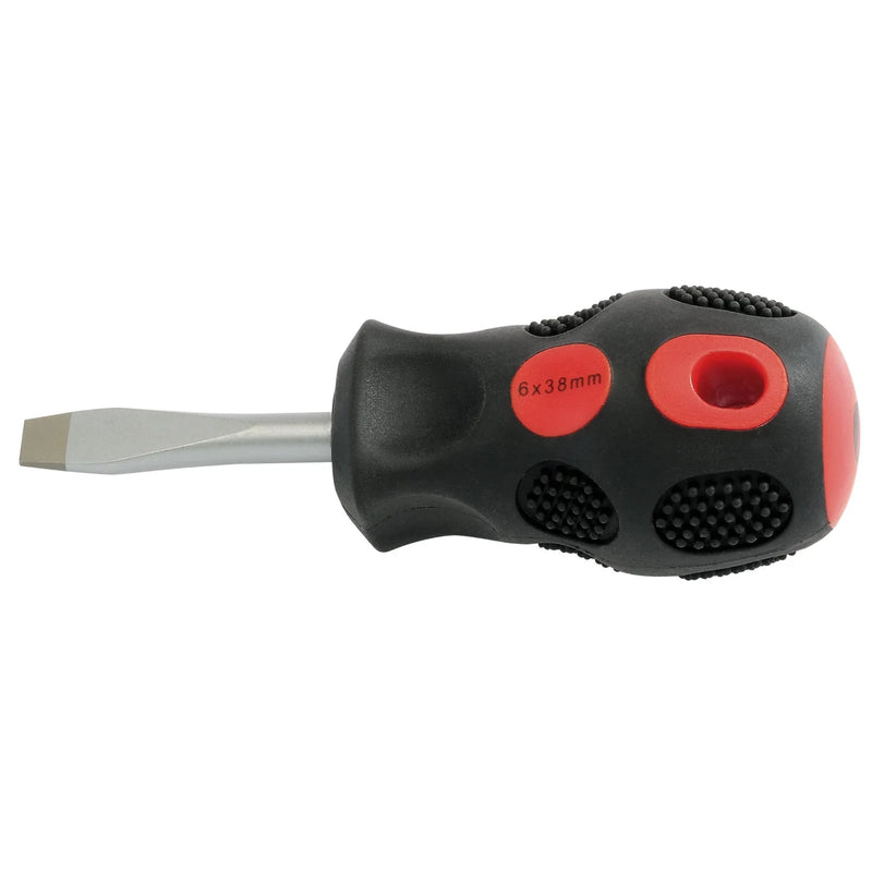 Draper Expert Screwdriver, Plain Slot Flared Tip, 6mm