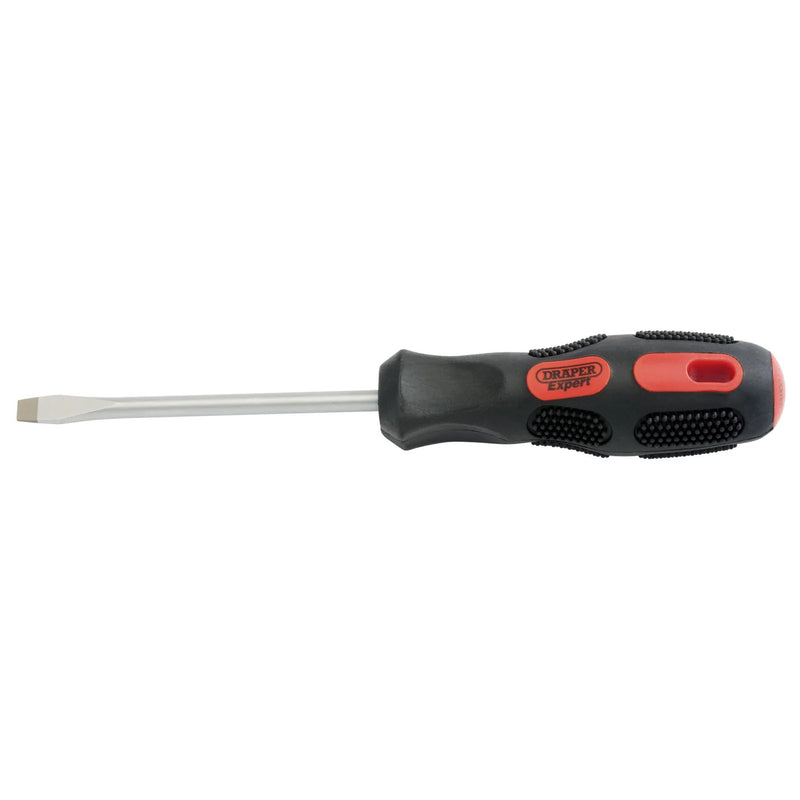 Draper Expert Screwdriver, Plain Slot Flared Tip, 6mm