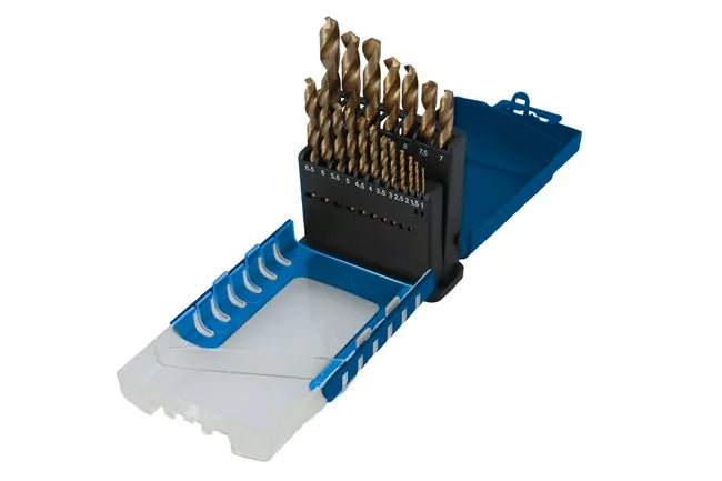 Laser Tools Titanium Coated Drill Set 19pc - PL
